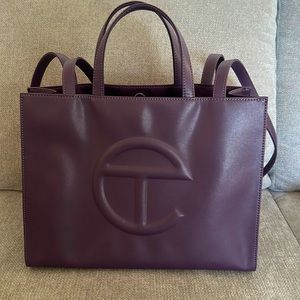 COPY - Telfar original Eggplant Medium tote